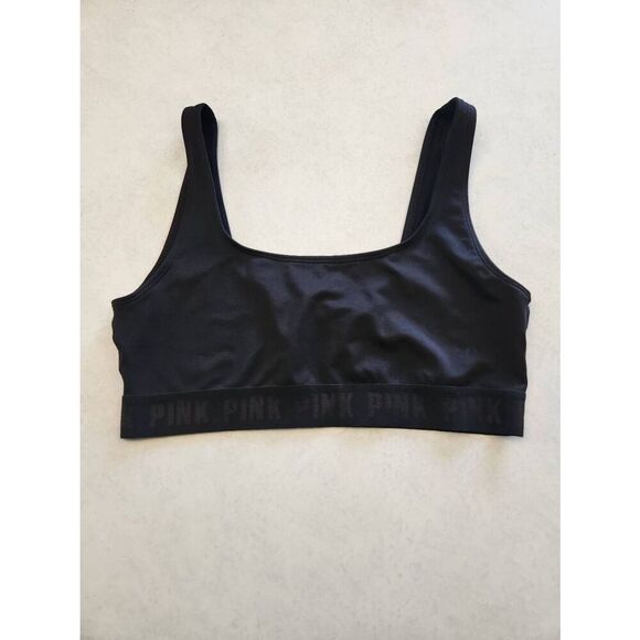 Victorias Secret PINK Ultimate Unlined Top Sports Bra Bralette L - Picture 1 of 4